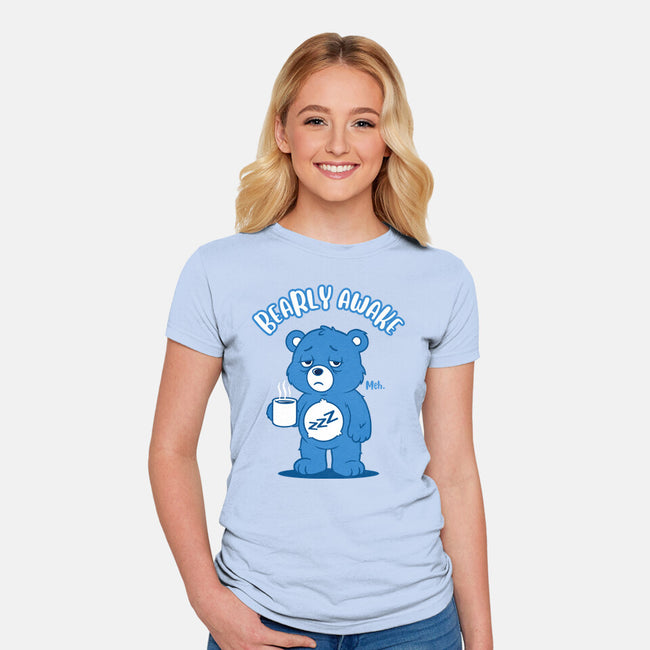 Sleepy Bear-Womens-Fitted-Tee-Tronyx79