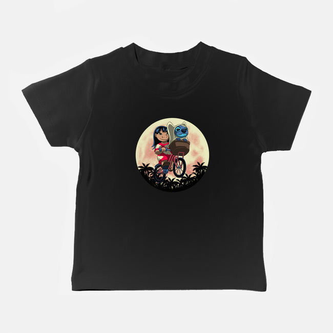 Flying Alien Dog-Baby-Basic-Tee-rmatix