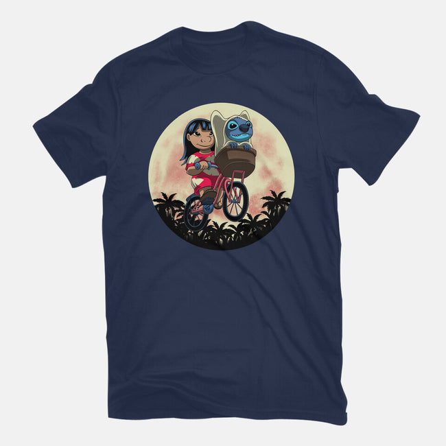 Flying Alien Dog-Unisex-Basic-Tee-rmatix