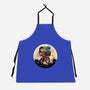 Flying Alien Dog-Unisex-Kitchen-Apron-rmatix