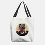 Flying Alien Dog-None-Basic Tote-Bag-rmatix