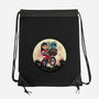 Flying Alien Dog-None-Drawstring-Bag-rmatix