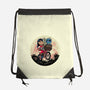 Flying Alien Dog-None-Drawstring-Bag-rmatix
