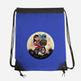 Flying Alien Dog-None-Drawstring-Bag-rmatix
