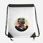 Flying Alien Dog-None-Drawstring-Bag-rmatix