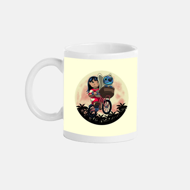 Flying Alien Dog-None-Mug-Drinkware-rmatix