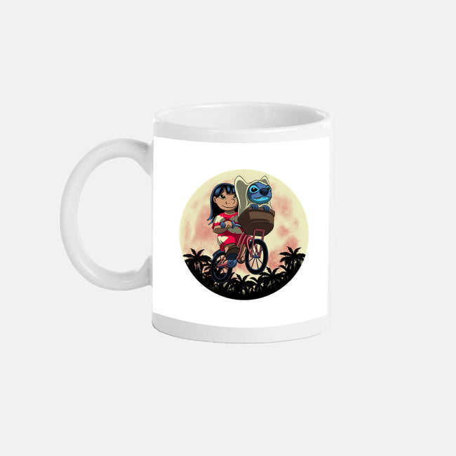 Flying Alien Dog-None-Mug-Drinkware-rmatix