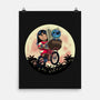 Flying Alien Dog-None-Matte-Poster-rmatix