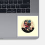 Flying Alien Dog-None-Glossy-Sticker-rmatix