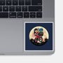Flying Alien Dog-None-Glossy-Sticker-rmatix