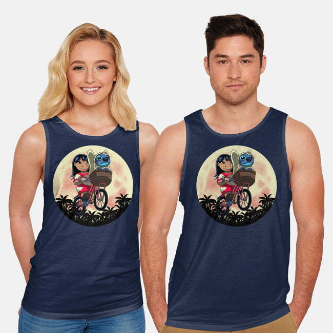 Flying Alien Dog-Unisex-Basic-Tank-rmatix