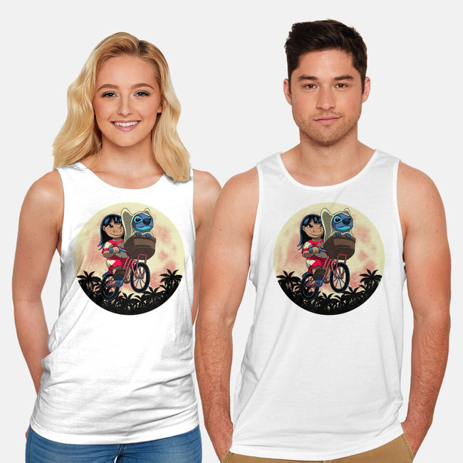 Flying Alien Dog-Unisex-Basic-Tank-rmatix