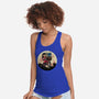 Flying Alien Dog-Womens-Racerback-Tank-rmatix