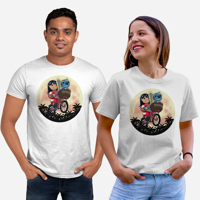 Flying Alien Dog-Unisex-Basic-Tee-rmatix