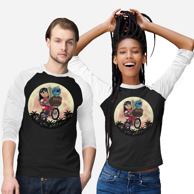 Flying Alien Dog-Unisex-Baseball-Tee-rmatix
