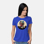 Flying Alien Dog-Womens-Basic-Tee-rmatix