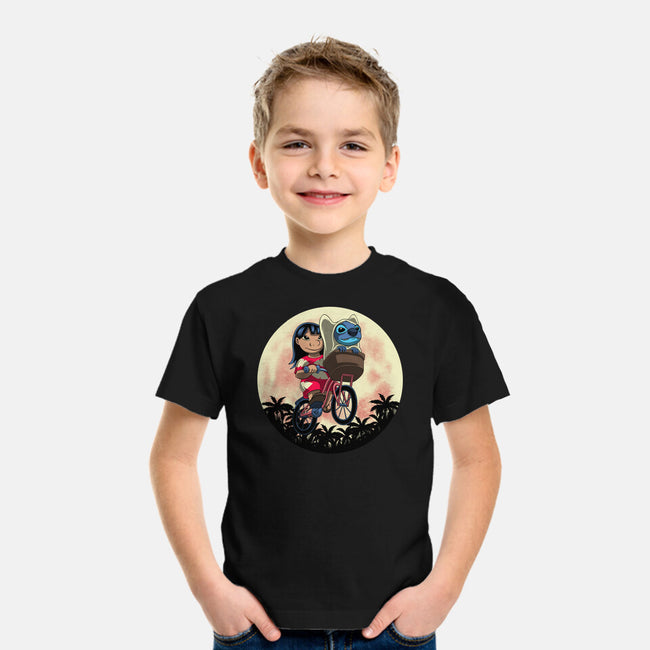 Flying Alien Dog-Youth-Basic-Tee-rmatix