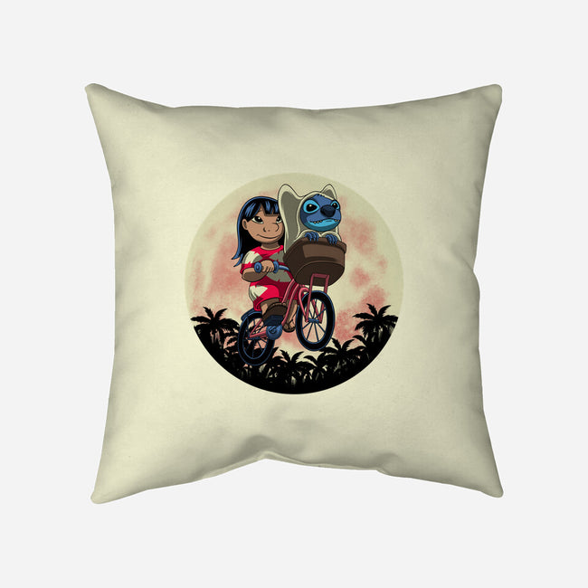 Flying Alien Dog-None-Removable Cover w Insert-Throw Pillow-rmatix