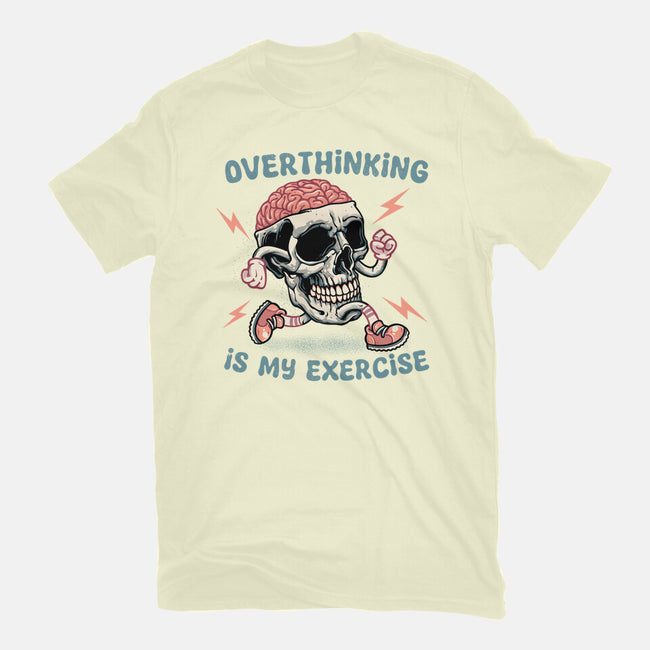 Over Thinking Is My Exercise-Mens-Premium-Tee-glitchygorilla
