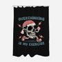 Over Thinking Is My Exercise-None-Polyester-Shower Curtain-glitchygorilla