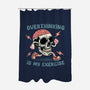 Over Thinking Is My Exercise-None-Polyester-Shower Curtain-glitchygorilla