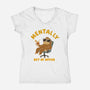 Mentally Out Of Office-Womens-V-Neck-Tee-Tri haryadi