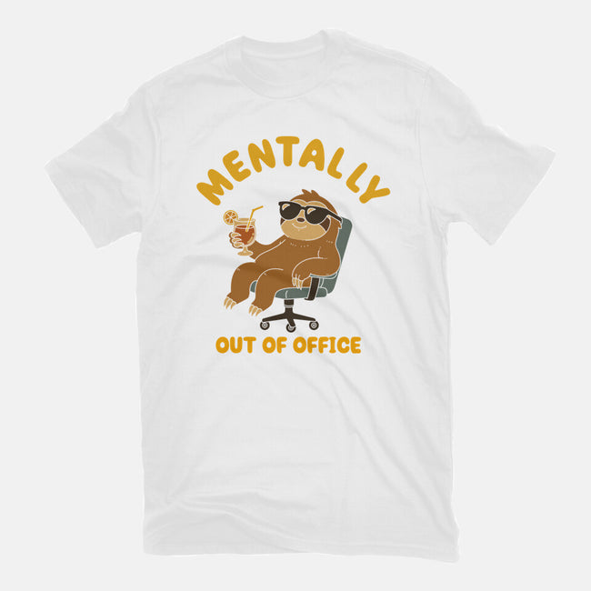 Mentally Out Of Office-Womens-Fitted-Tee-Tri haryadi