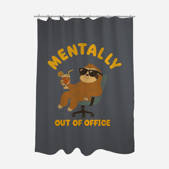 Mentally Out Of Office-None-Polyester-Shower Curtain-Tri haryadi
