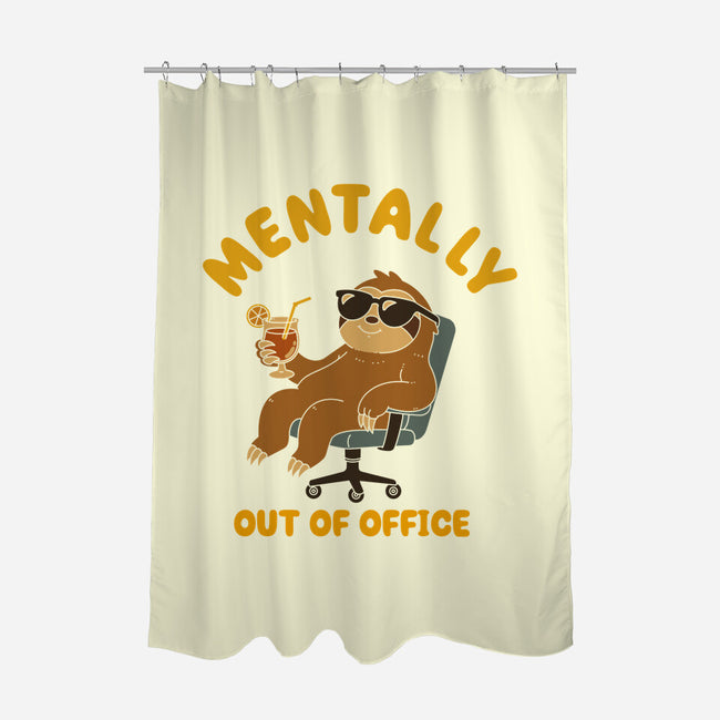 Mentally Out Of Office-None-Polyester-Shower Curtain-Tri haryadi