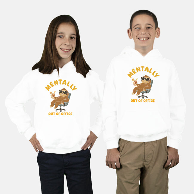 Mentally Out Of Office-Youth-Pullover-Sweatshirt-Tri haryadi