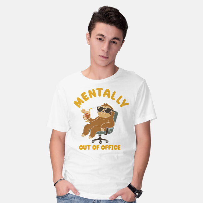 Mentally Out Of Office-Mens-Basic-Tee-Tri haryadi