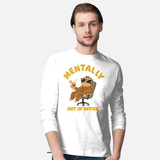 Mentally Out Of Office-Mens-Long Sleeved-Tee-Tri haryadi
