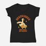 Quacksquad-Womens-V-Neck-Tee-Tri haryadi