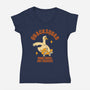 Quacksquad-Womens-V-Neck-Tee-Tri haryadi