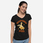 Quacksquad-Womens-V-Neck-Tee-Tri haryadi