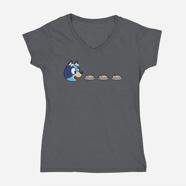 Blu-Man-Womens-V-Neck-Tee-Getsousa!