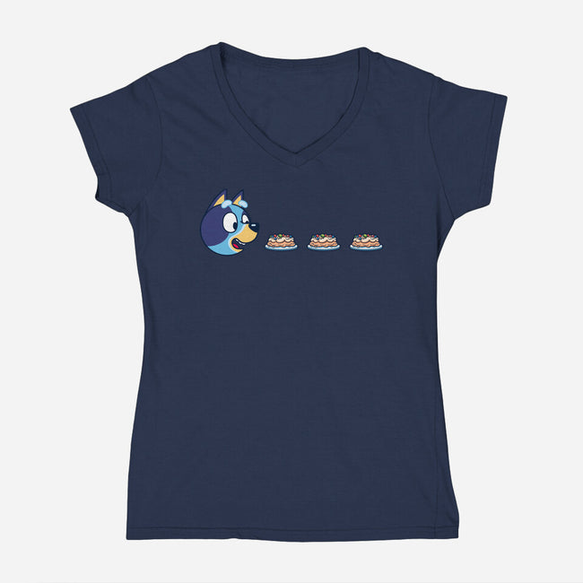 Blu-Man-Womens-V-Neck-Tee-Getsousa!