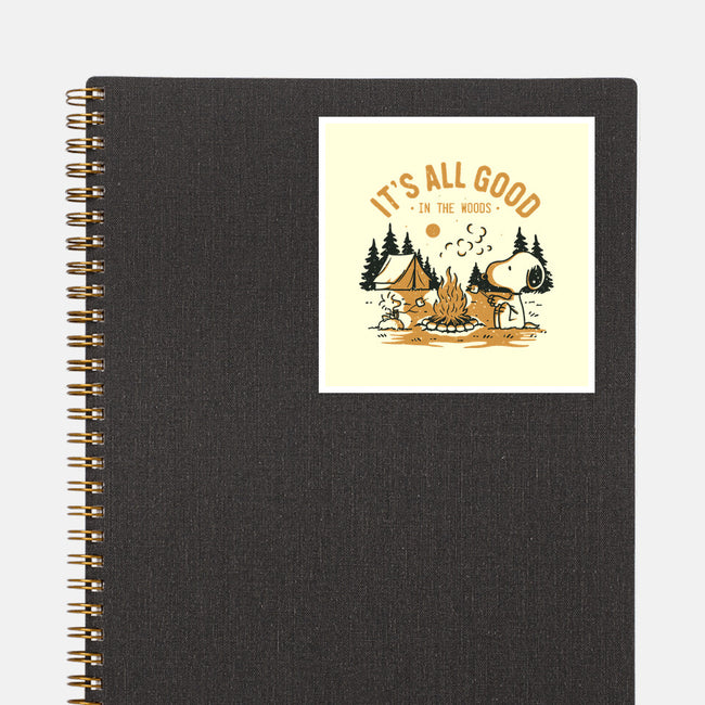 Camping Friends-None-Glossy-Sticker-retrodivision
