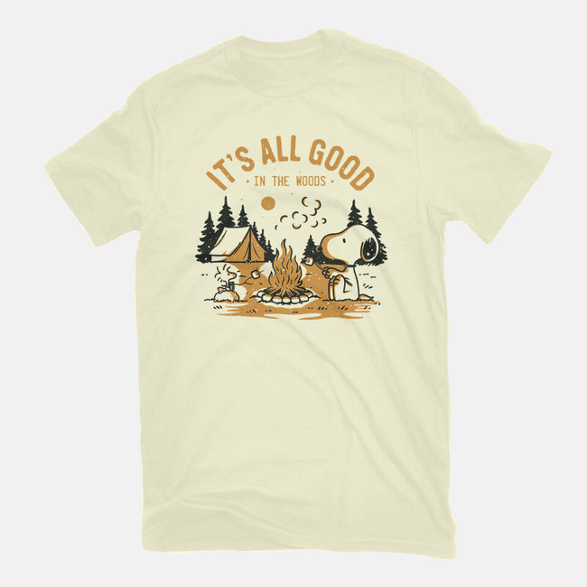 Camping Friends-Mens-Basic-Tee-retrodivision