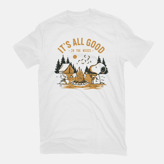 Camping Friends-Mens-Basic-Tee-retrodivision