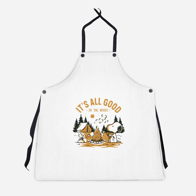 Camping Friends-Unisex-Kitchen-Apron-retrodivision