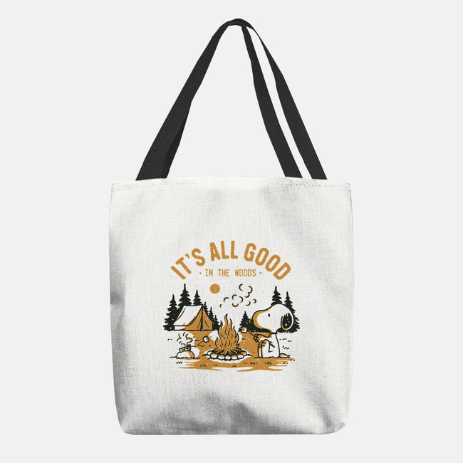 Camping Friends-None-Basic Tote-Bag-retrodivision
