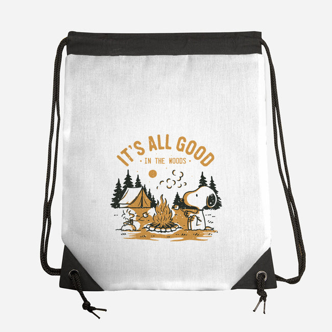 Camping Friends-None-Drawstring-Bag-retrodivision