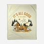 Camping Friends-None-Fleece-Blanket-retrodivision