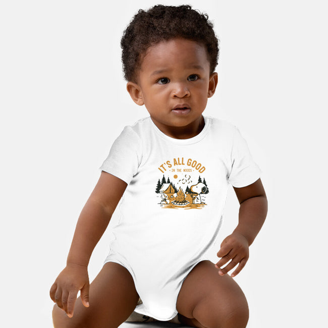 Camping Friends-Baby-Basic-Onesie-retrodivision