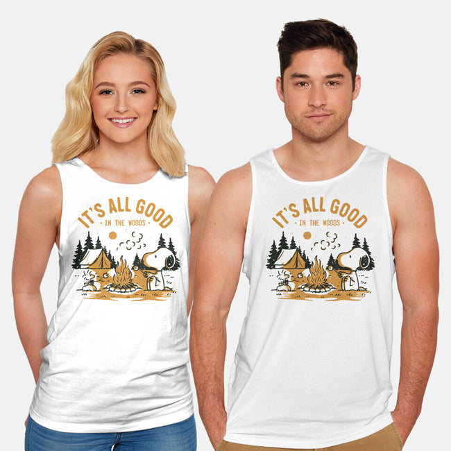 Camping Friends-Unisex-Basic-Tank-retrodivision