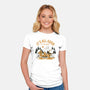 Camping Friends-Womens-Fitted-Tee-retrodivision