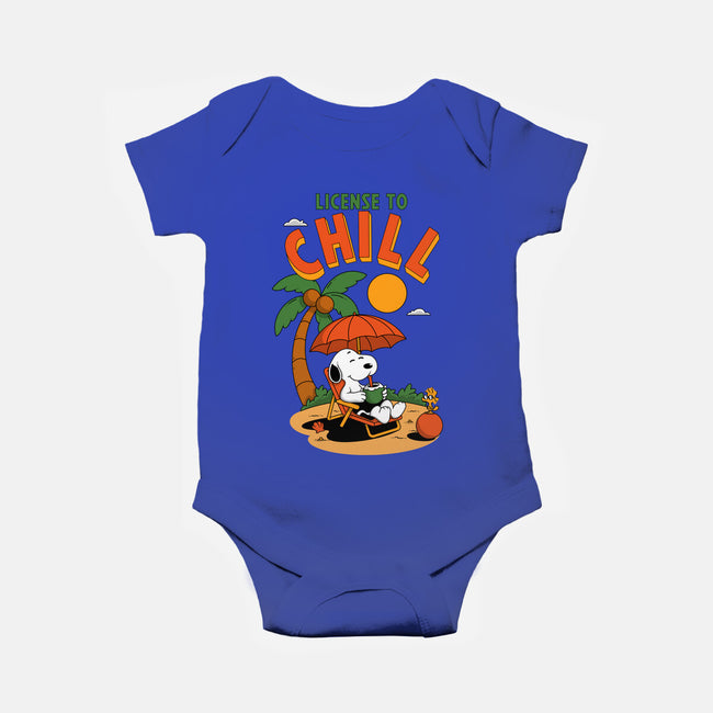 License To Chill-Baby-Basic-Onesie-Tri haryadi