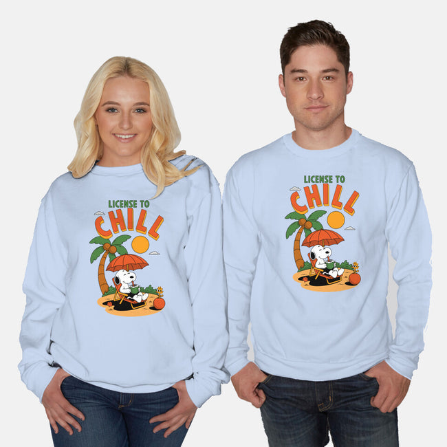 License To Chill-Unisex-Crew Neck-Sweatshirt-Tri haryadi
