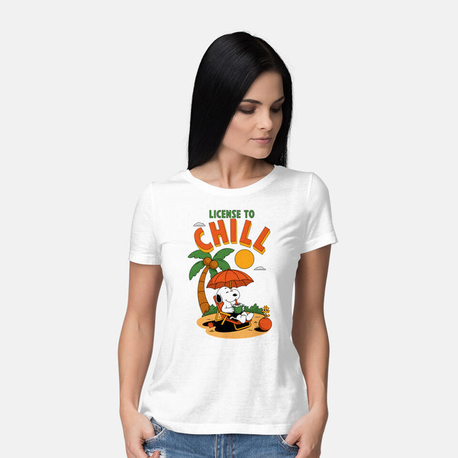 License To Chill-Womens-Basic-Tee-Tri haryadi